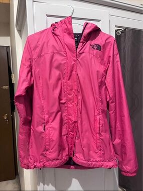 The North Face Women's Hot Pink Hooded Windbreaker